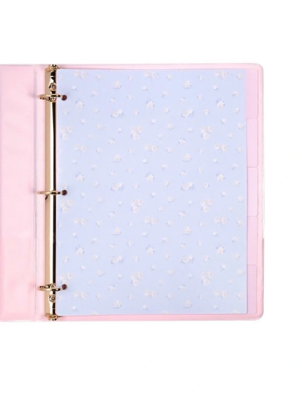 NWT LoveShackFancy x Target Yoobi  1” Binder Whisper Blue